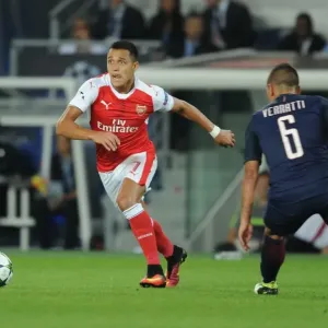 Champions League Clash: Paris Saint-Germain vs. Arsenal at Parc des Princes (2016-17)