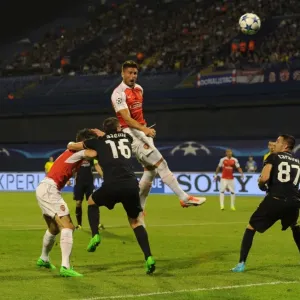 Champions League Showdown: Giroud's Header Thwarted by Eduardo