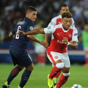 Champions League Showdown: Oxlade-Chamberlain vs. Verratti - A Midfield Battle of Titans: Paris Saint-Germain vs. Arsenal (2016-17)