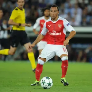 Champions League Showdown: Santi Cazorla vs. Paris Saint-Germain (2016-17) - Arsenal Star's Battle at Parc des Princes