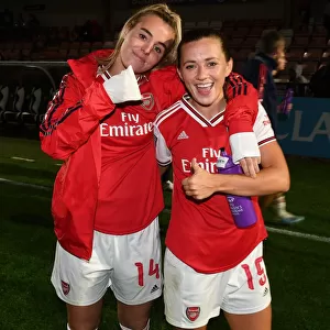 Champions League Triumph: Arsenal Women Celebrate Victory Over Fiorentina with Roord and McCabe