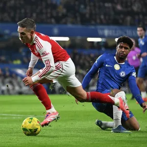 Chelsea v Arsenal Carabao Cup Semi Final First Leg Print