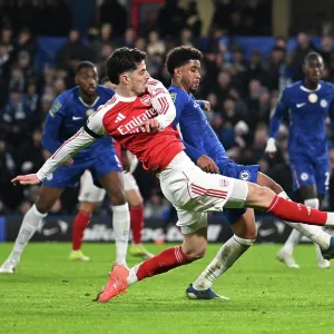 Chelsea v Arsenal Carabao Cup Semi Final First Leg Print