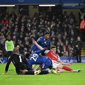 Chelsea v Arsenal Carabao Cup Semi Final Print