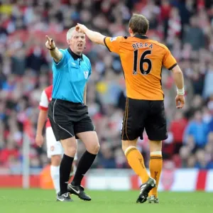 Chris Foy Referee. Arsenal 2: 0 Wolverhampton Wanderers. Barclays Premier League