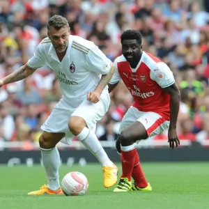 Christian Vieri (Milan) Kolo Toure (Arsenal)