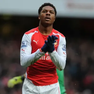 Chuba Akpom in Action: Arsenal vs Aston Villa, Premier League 2014-15