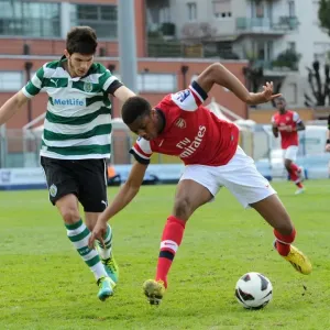 Chuba Akpom vs. Tobias Figeiredo: Clash in the NextGen Series 3rd Place Play Off between Arsenal U19 and Sporting Lisbon U19 Chuba Akpom vs. Tobias Figeiredo: Clash in the NextGen Series 3rd Place Play Off between Arsenal U19 and Sporting Lisbon U19