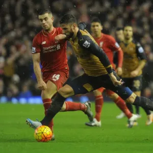 Clash at Anfield: Giroud vs. Henderson - Premier League Battle Clash at Anfield: Giroud vs. Henderson - Premier League Battle