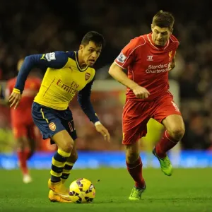 Prints of Season 2014-15 Prints: Liverpool v Arsenal 2014/15