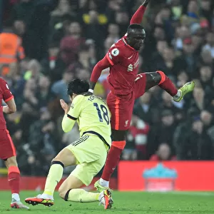 Clash at Anfield: Liverpool vs. Arsenal - Tomiyasu Fouls Mane
