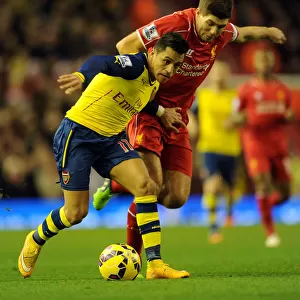 Clash at Anfield: Sanchez vs. Gerrard - Liverpool vs. Arsenal, Premier League 2014/15