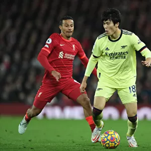 Clash at Anfield: Tomiyasu vs. Thiago