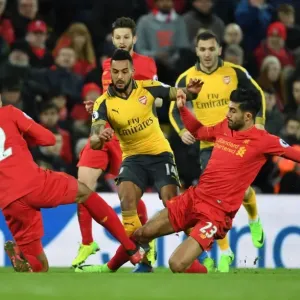 Clash at Anfield: Walcott vs. Matip & Can - Liverpool vs. Arsenal, Premier League 2016-17: Intense Battle Between Theo Walcott and Liverpool's Defense Clash at Anfield: Walcott vs. Matip & Can - Liverpool vs. Arsenal, Premier League 2016-17: Intense Battle Between Theo Walcott and Liverpool's Defense