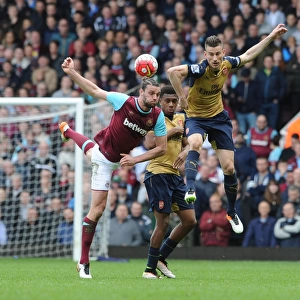 Clash at The Boleyn Ground: Koscielny and Iwobi vs. Carroll - Arsenal vs. West Ham United, Premier League 2015-16