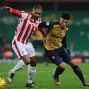 Season 2015-16 Prints: Stoke City v Arsenal 2015-16