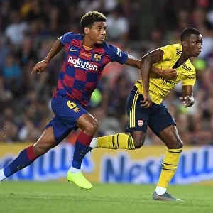 Clash at the Camp: FC Barcelona vs. Arsenal - Pre-Season Battle (2019-20): Eddie Nketiah vs. Jean-Clair Todibo