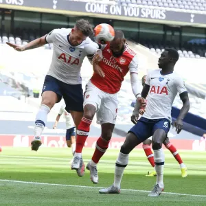 Clash in the Capital: Lacazette vs Alderweireld in the Tottenham-Arsenal Premier League Showdown