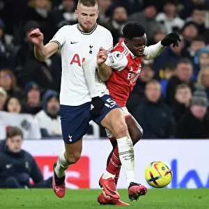 Clash in the Capital: Nketiah vs. Dier - Intense Rivalry between Arsenal and Tottenham in the Premier League 2022-23