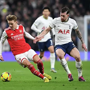 Clash in the Capital: Odegaard vs. Hojbjerg - A Battle of Wits in the Premier League 2022-23: Tottenham vs. Arsenal