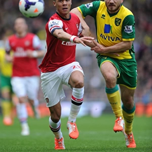 Clash at Carrow Road: Gibbs vs. Snodgrass - Norwich City vs. Arsenal, Premier League 2013-14