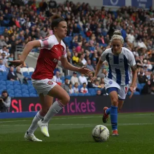 Clash of Defenders: Katrine Veje vs. Kate Natkiel - Brighton & Hove Albion Women vs. Arsenal Women, FA WSL Clash of Defenders: Katrine Veje vs. Kate Natkiel - Brighton & Hove Albion Women vs. Arsenal Women, FA WSL