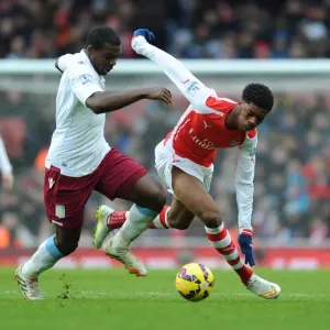Clash at Emirates: Akpom vs. Okore, Arsenal vs. Aston Villa, Premier League 2015