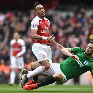 Clash at the Emirates: Aubameyang vs. Duffy in Arsenal's Battle Against Brighton