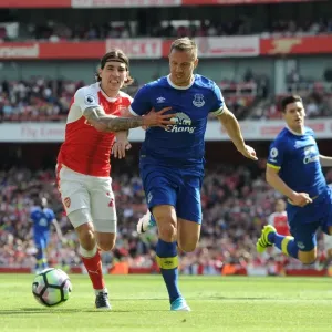 Emirates Stadium Print: Bellerin vs Jagielka