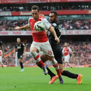 Clash at Emirates: Cazorla vs. Elmohamady Clash at Emirates: Cazorla vs. Elmohamady
