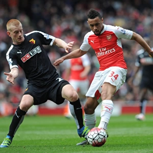 Clash at Emirates: Coquelin vs Watson - Arsenal vs Watford, Premier League 2015-16