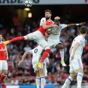 Clash at the Emirates: Giroud vs. Ndong - Arsenal vs. Sunderland, Premier League 2016-17 Clash at the Emirates: Giroud vs. Ndong - Arsenal vs. Sunderland, Premier League 2016-17
