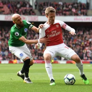 Clash at Emirates: Monreal vs Bruno - Arsenal vs Brighton & Hove Albion, Premier League