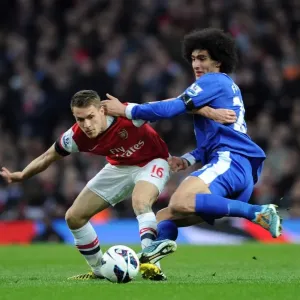 Clash at Emirates: Ramsey vs. Fellaini, Arsenal vs. Everton, Premier League 2012-13