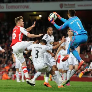 Clash at Emirates: Ramsey's Intense Tackle vs. Taylor and Fabianski (Arsenal vs. Swansea, 2014/15) Clash at Emirates: Ramsey's Intense Tackle vs. Taylor and Fabianski (Arsenal vs. Swansea, 2014/15)