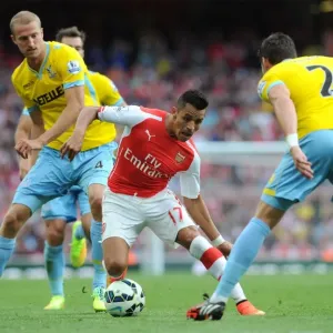 Clash at Emirates: Sanchez vs. Hangeland and Ward (Arsenal vs. Crystal Palace, 2014/15)