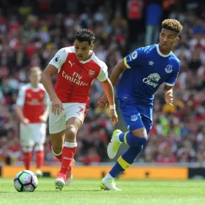 Clash at the Emirates: Sanchez vs. Holgate in Arsenal's Battle against Everton (2016-17) Clash at the Emirates: Sanchez vs. Holgate in Arsenal's Battle against Everton (2016-17)