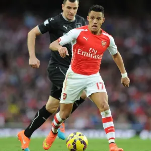 Clash at Emirates: Sanchez vs Marney, Arsenal vs Burnley, Premier League 2014/15 Clash at Emirates: Sanchez vs Marney, Arsenal vs Burnley, Premier League 2014/15