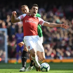 Clash at Emirates: Sokratis vs. Murray in Arsenal's Battle against Brighton