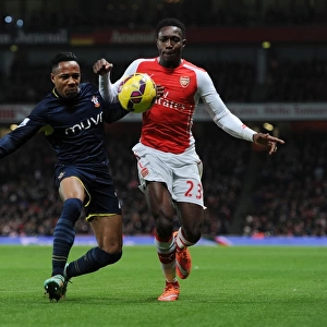 Clash at Emirates: Welbeck vs. Clyne in Arsenal's Battle against Southampton (2014-15)