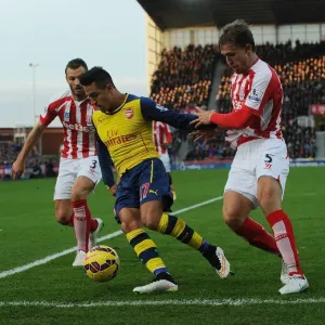 Clash of Forces: Sanchez vs Pieters & Muniesa - Arsenal's Star Forward Battles Stoke's Defenders (2014-15) Clash of Forces: Sanchez vs Pieters & Muniesa - Arsenal's Star Forward Battles Stoke's Defenders (2014-15)