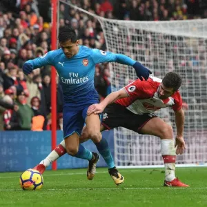 Clash of Forces: Sanchez vs. Stephens in Southampton vs. Arsenal Premier League Showdown