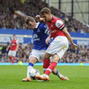 Clash at Goodison Park: Ramsey vs. Coleman in Premier League Showdown