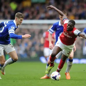 Clash at Goodison Park: Sanogo vs McCarthy & Stones (Everton vs Arsenal, Premier League)