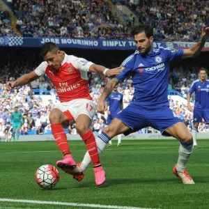 Clash of the Former Gunners: Sanchez vs. Fabregas, Chelsea vs. Arsenal, Premier League 2015-16 Clash of the Former Gunners: Sanchez vs. Fabregas, Chelsea vs. Arsenal, Premier League 2015-16