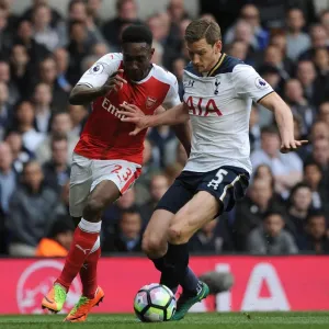 Clash at the Lane: Welbeck vs Vertonghen in Intense Battle Clash at the Lane: Welbeck vs Vertonghen in Intense Battle