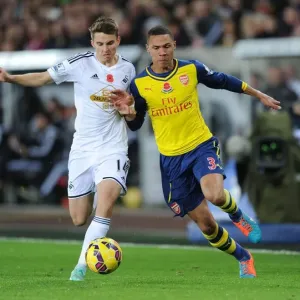 Clash at Liberty: Gibbs vs. Carroll - Swansea vs. Arsenal, 2014-15 Premier League