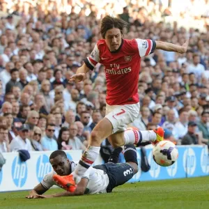 Clash of London Rivals: Rosicky vs. Rose - Premier League Showdown Clash of London Rivals: Rosicky vs. Rose - Premier League Showdown