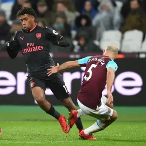 Clash at London Stadium: Iwobi vs Zabaleta - West Ham United vs Arsenal, Premier League 2017-18 Clash at London Stadium: Iwobi vs Zabaleta - West Ham United vs Arsenal, Premier League 2017-18
