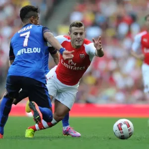 Clash of Midfield Geniuses: Jack Wilshere vs. Nabil Dirar, Arsenal vs. AS Monaco, 2014